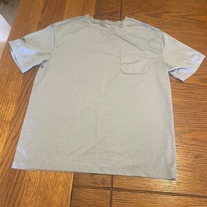 all in motion Light Gray Crew Neck Pocket Tee